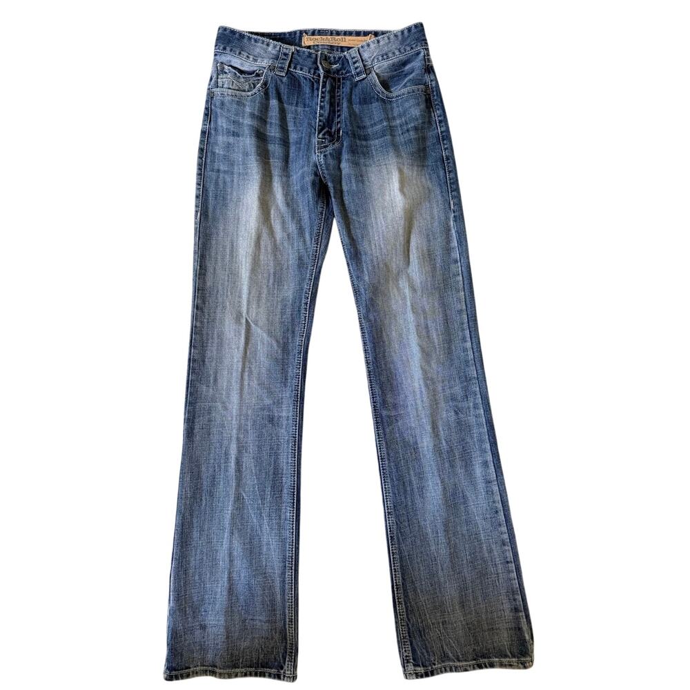 Rock & Roll Cowboy Relaxed Bootcut Jeans 30x34 (Tagged 30x36) MOD-1437